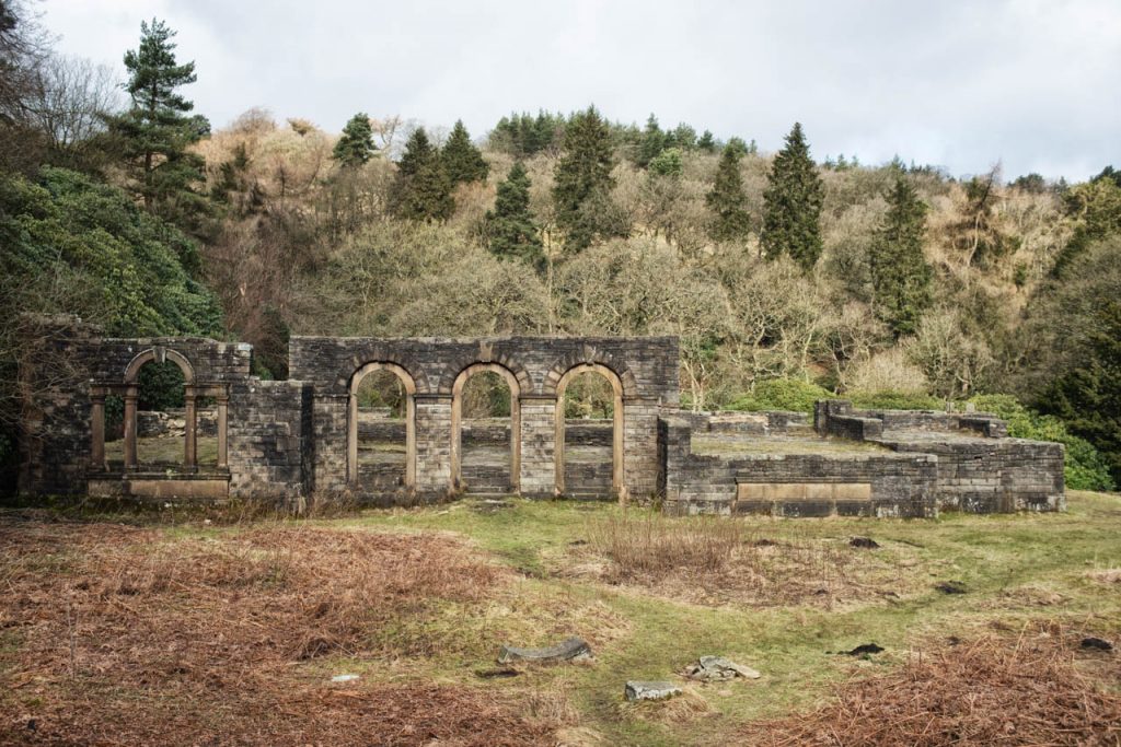 View of Goyt Valley walk - Errwood Hall